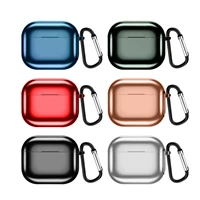 for airpods 3 2021 soft electroplating tpu protective case earphone cover shell wireless earphones accessories