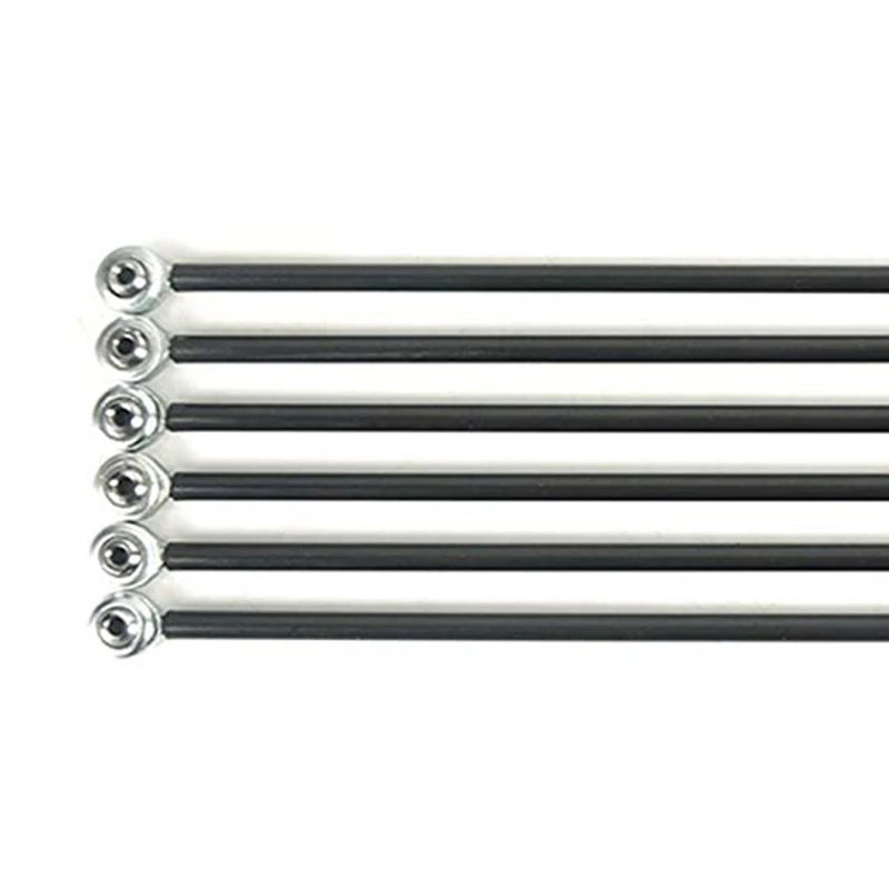 Набор углеродных стержней параллельного манипулятора Fisheye, 6 штук, для винтов Kossel Delta, аксессуары для 3D-принтера.