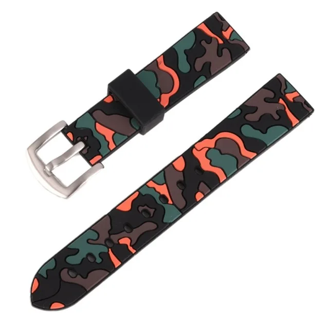 8 Камуфляжный силиконовый ремешок для Xiaomi Huami Amazfit Bip BIT PACE Lite, Молодежные умные часы, сменные браслеты на запястье для Amazfit Bip - Цвет: 8