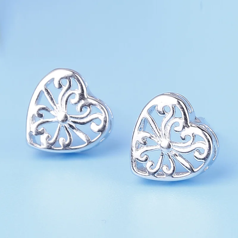

Prevent Allergy 925 Silver Small Earrings for Women Girl Jewelry Gifts Trendy Korean Stud Earring Valentine's Day Party Brincos