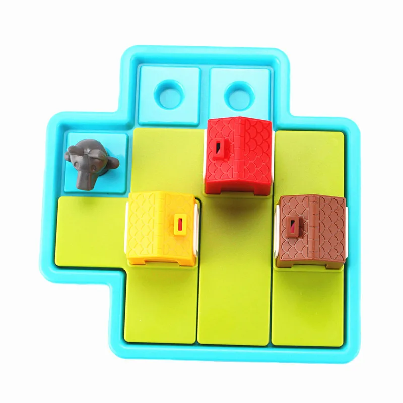 Умные настольные игры Hide& Seek Three Little Piggies 48 Challenge с решением игры тренировка iq игрушки для детей