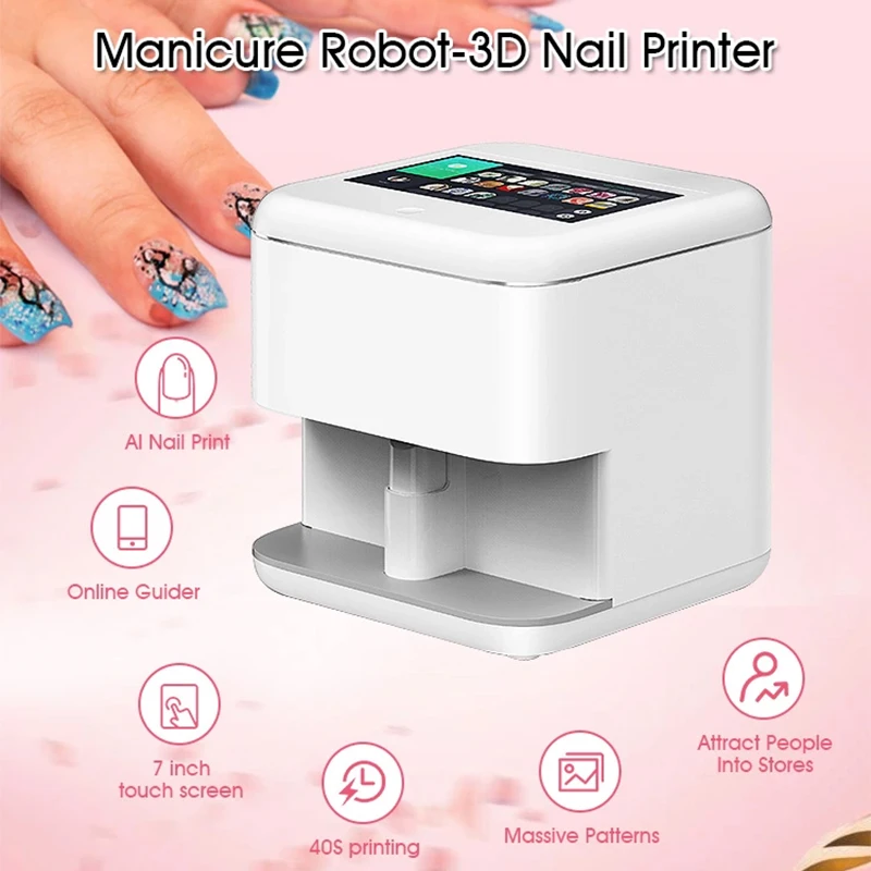 Лучшая цена автоматическая машина для рисования ногтей цифровой дизайн 3d