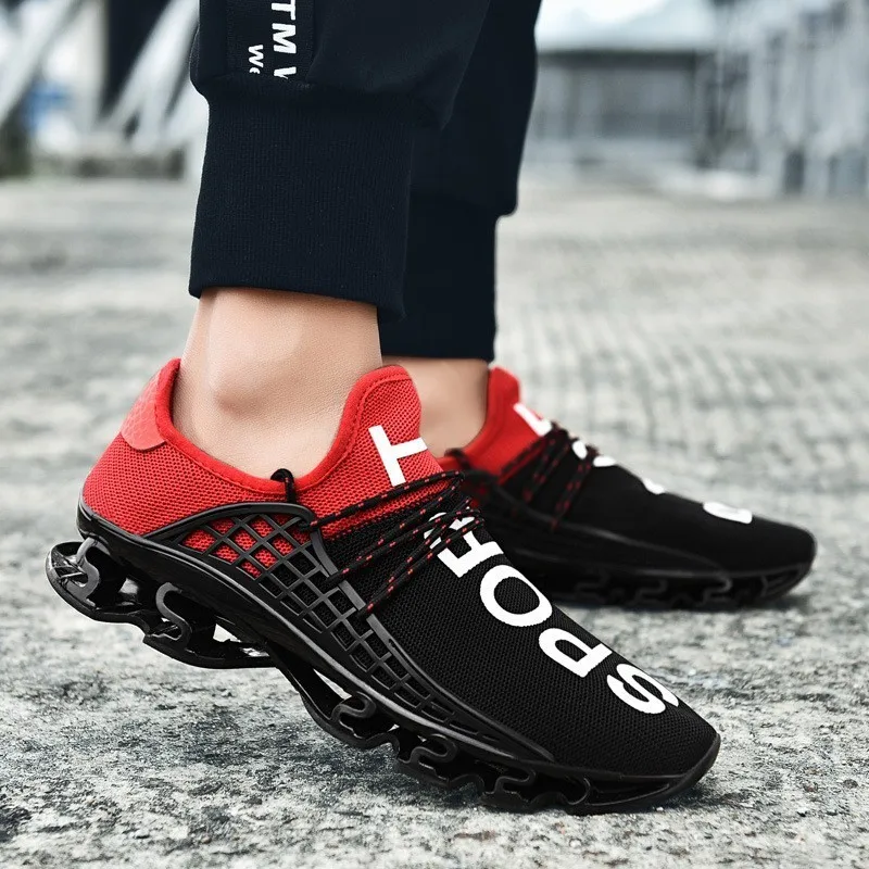 Модные светильник с буквенным принтом кроссовки дышащие для бега мужчин на