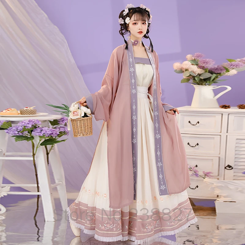 Комплект одежды XinHuaEase Hanfu Женский в традиционном китайском стиле сказочные