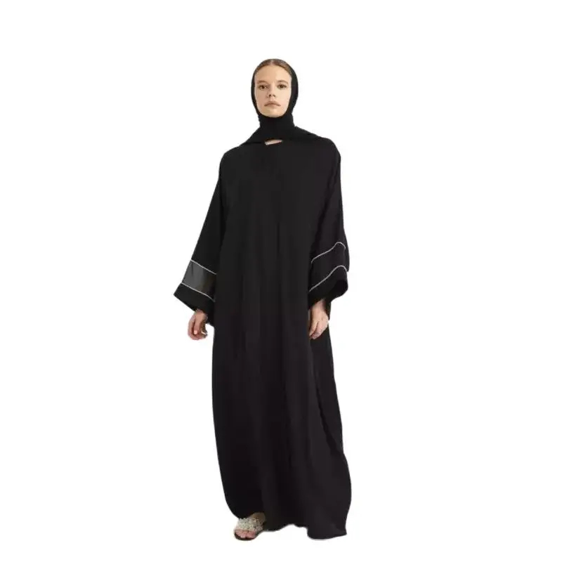 Abaya для мусульманских женщин, платье, кафтан, халат, тренчкот, Женский мусульманский комплект, Abaya s, хиджаб, Caftan Дубай, Турция, Исламская одежд...