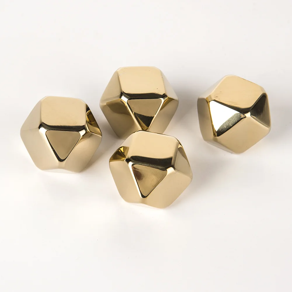 4/6/8 шт Нержавеющая сталь 304 ромб виски кубики льда из камня кубиков многоразовые