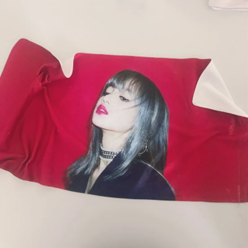 35*75 см Черно-розовая мягкая тряпочка для мытья ванны KILL THIS LOVE Photo Book JISOO LISA ROSE JENNIE высококачественный хлопок LJJ277 - Цвет: LISA 2
