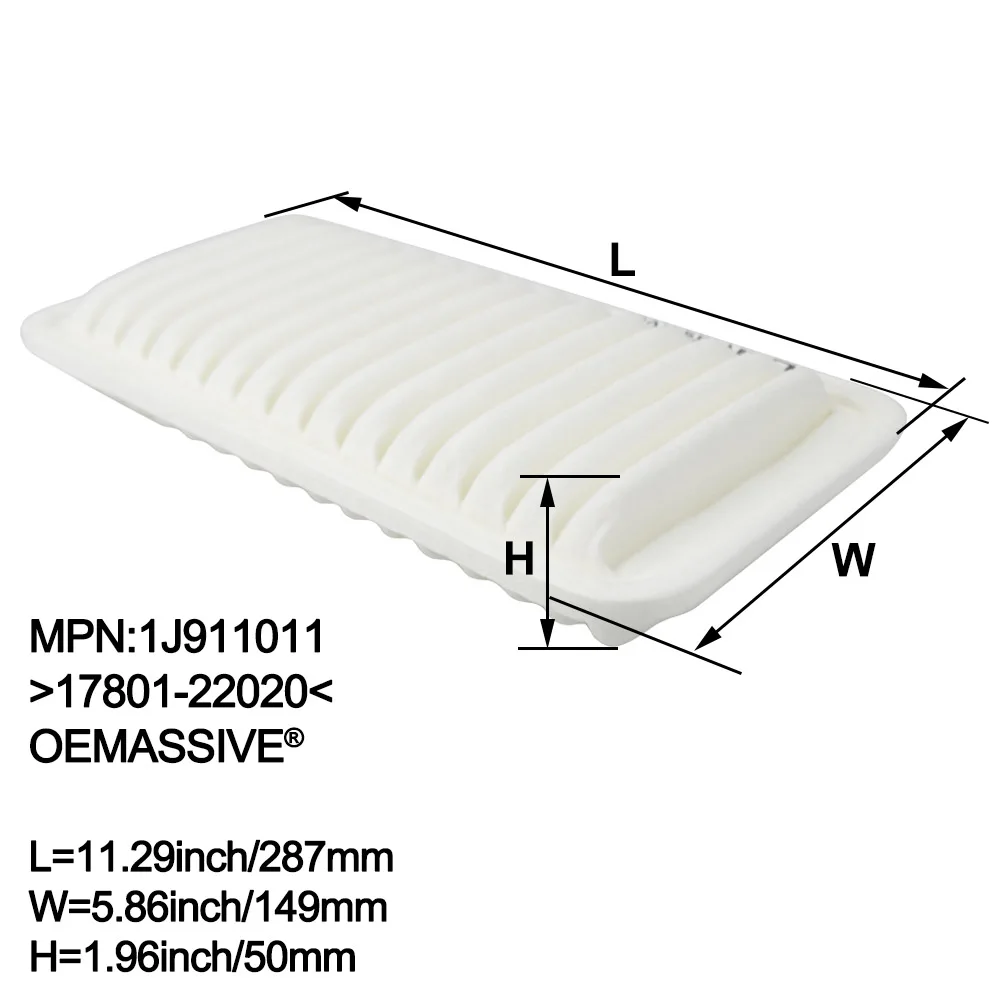 Воздушный фильтр 17801 22020 для Защитные чехлы сидений сшитые специально Toyota Corolla E120