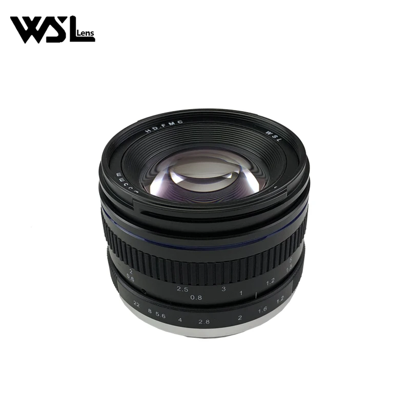 

WesleyWSL Lens 50mm f1.2 EF Manual Focus Lens for Canon EOS 60D 70D 5D2 5D3 600d for sony E-mount A7 A7RM2 A7RM3 A7RIII Cameras