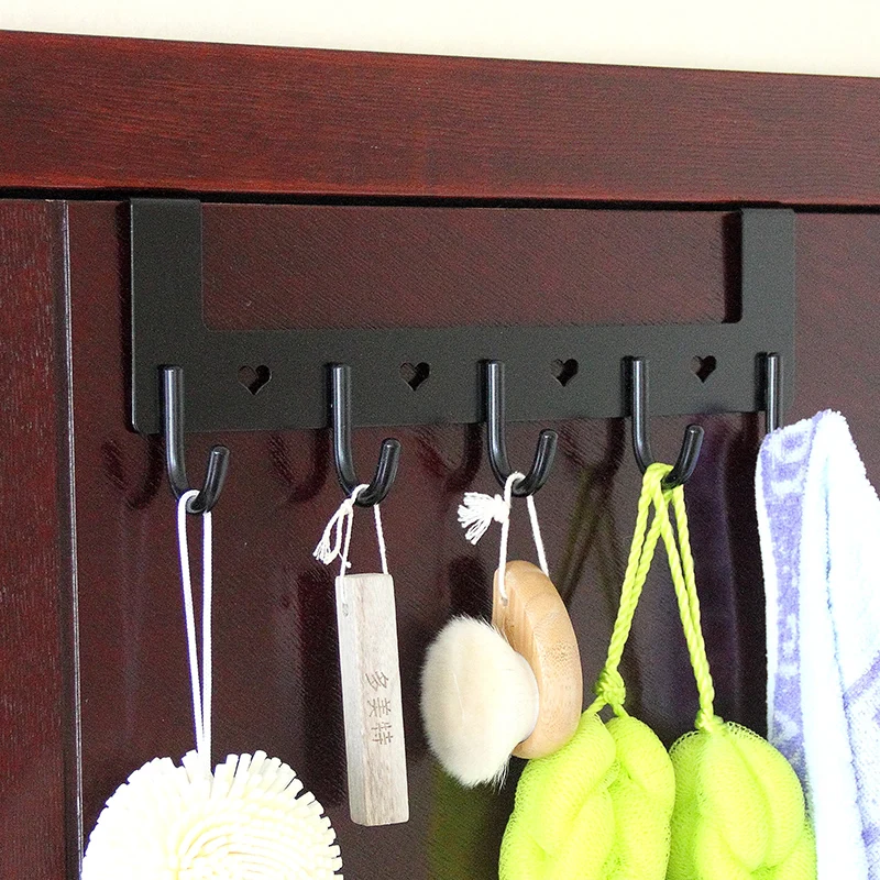 Крючок для халата черный алюминиевый крючок ванной комнаты вешалка полотенец