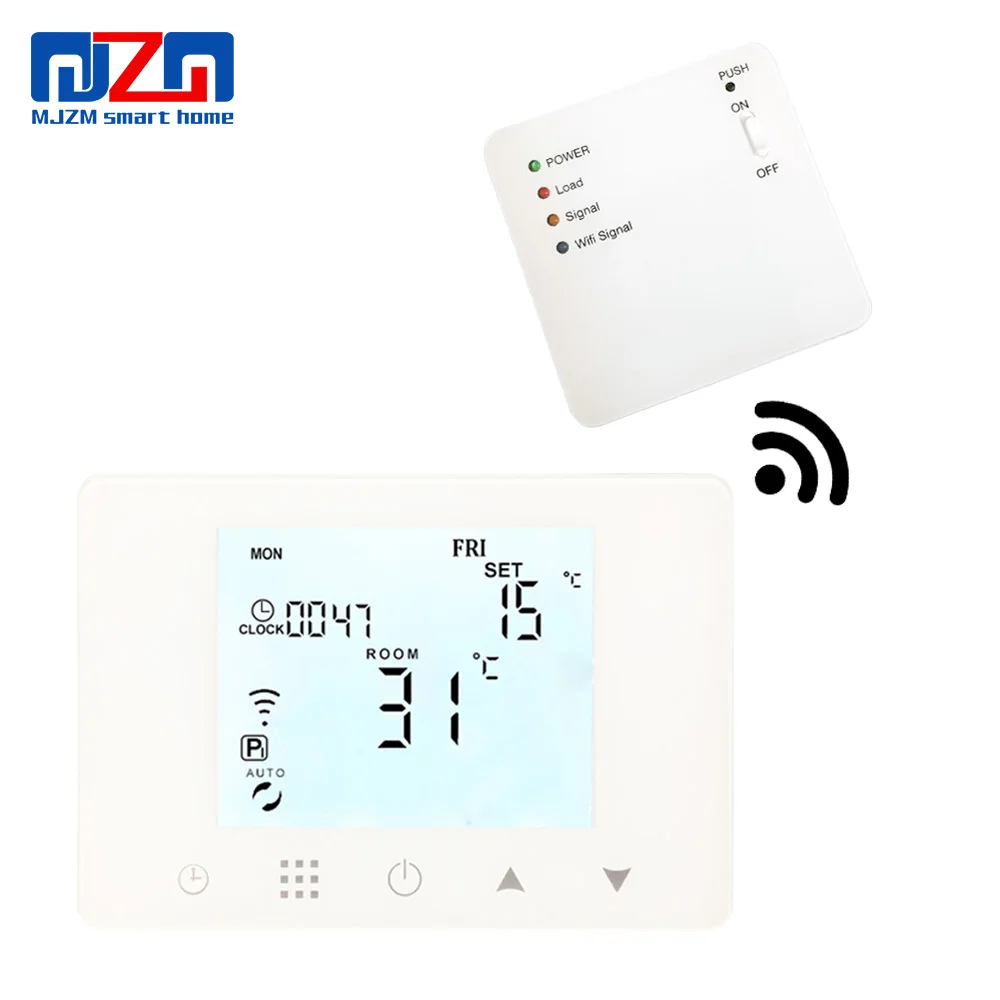 MJZM BGL09RF-WiFi& RF беспроводной термостат настенный газовый котел Отопление дистанционное управление контроль температуры программируемый Лер