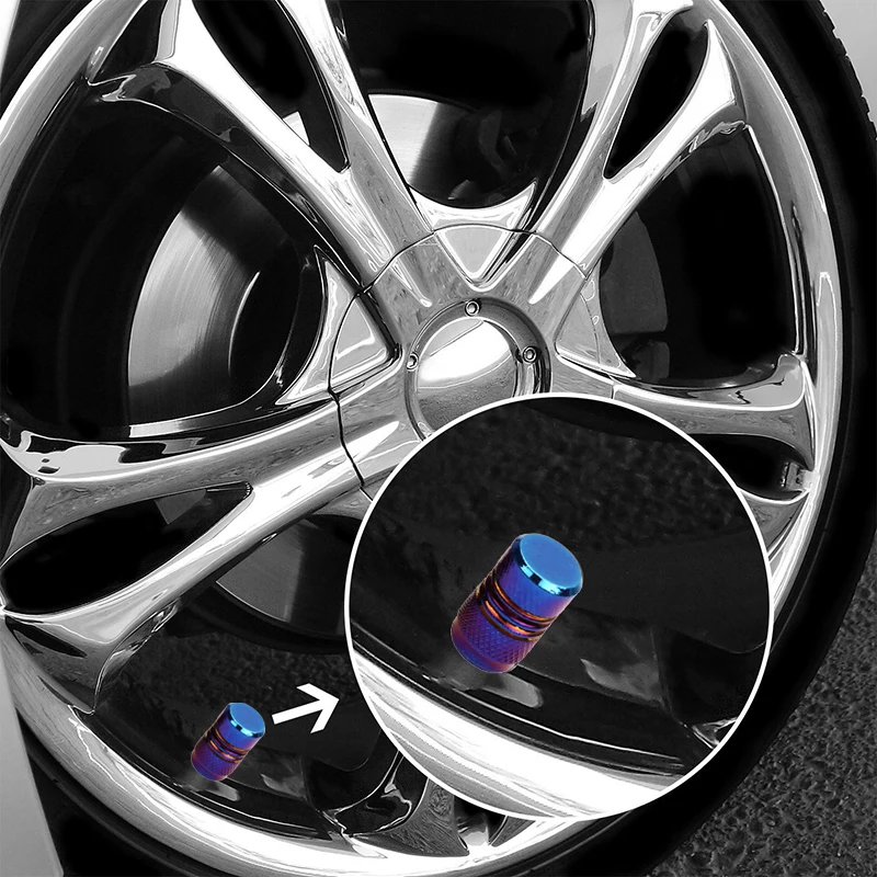 2 шт. прочный алюминиевый сплав крышка клапана мотоцикла пылезащитный колпачок