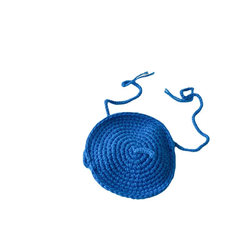 

Korea's Children's Solid Color Knitted Hat Boys Girls Baby Beret Concave Shape Photo Hat Painter Hat