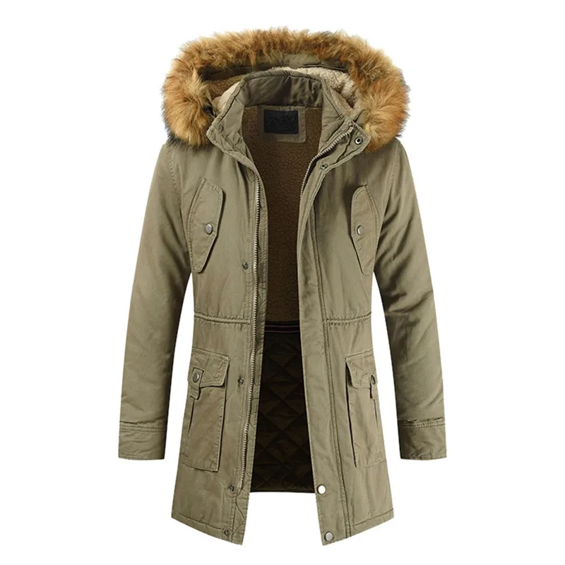 Мужские модные пальто новые мужские зимние теплые спортивные костюмы на молнии