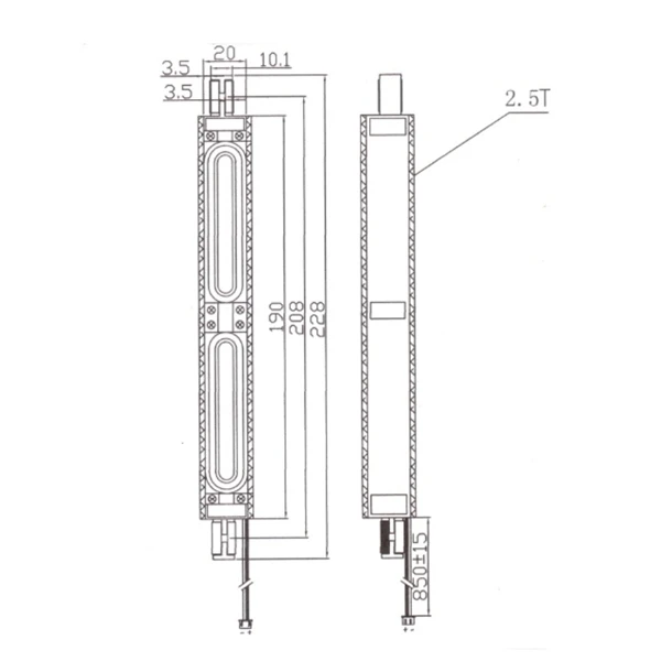 1 пара 8 Ом 10 Вт DIY LCD Телевизор Динамик монитор сообщения машина реклама ТВ альт