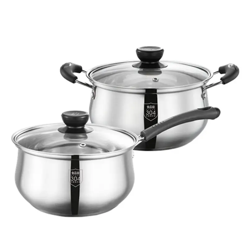 Кастрюля для супа из нержавеющей стали горшок молока антипригарный детского