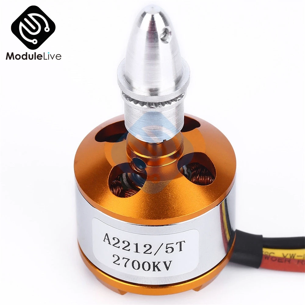 A2212/5T 2700KV бесщеточный мотор внешний ротор A 2212 для фотографического