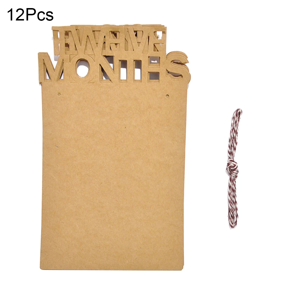 12x лаконичный детский альбом фото плакат висящий флаг день рождения для дома