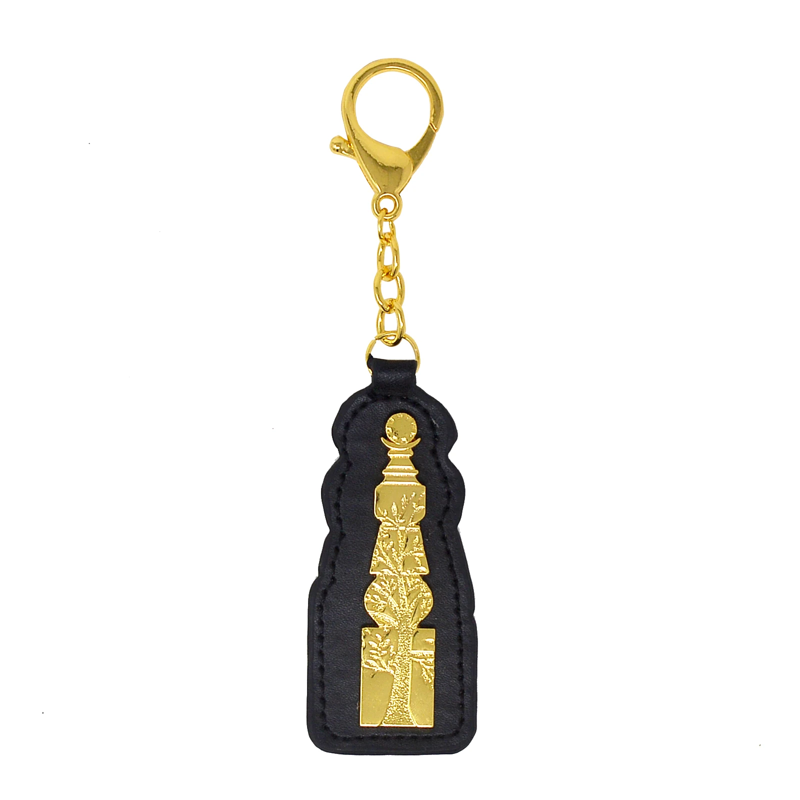 

Feng Shui 5 Element Pagoda with Tree Of Life Keychain W4312