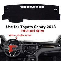 taijs factory sport 3colors polyester fibre car dashboard cover for toyota camry 2018 left hand drive