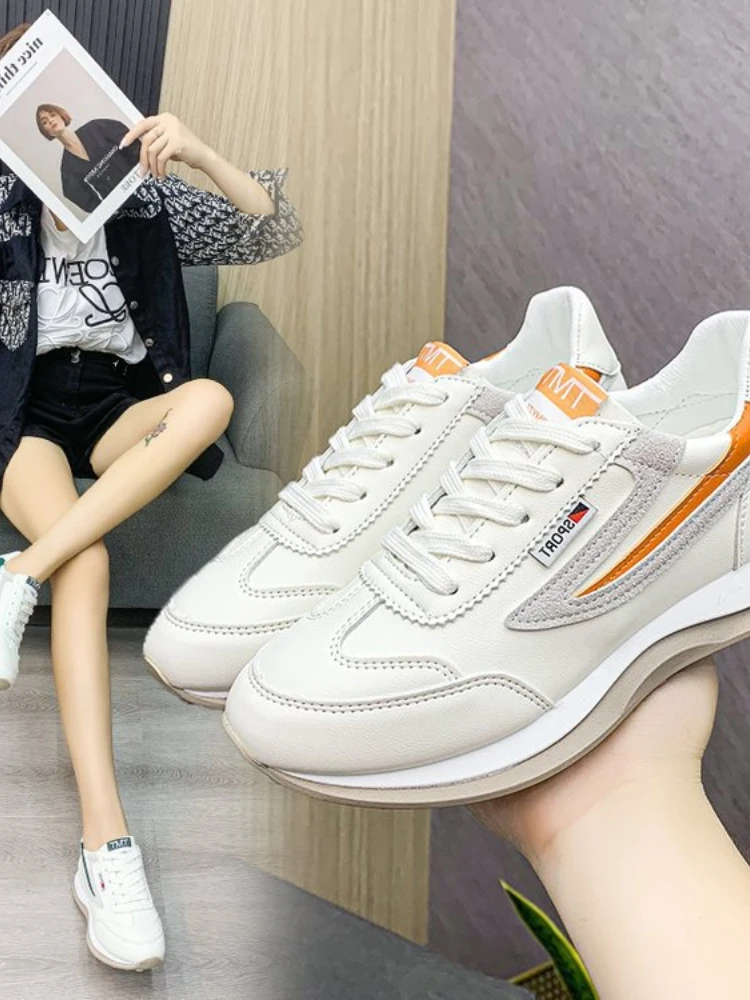 

2021 Autumn New Women's Shoes Women's Sports Shoes Breathable Casual Running Shoes Girls White Shoes Travel Shoes
