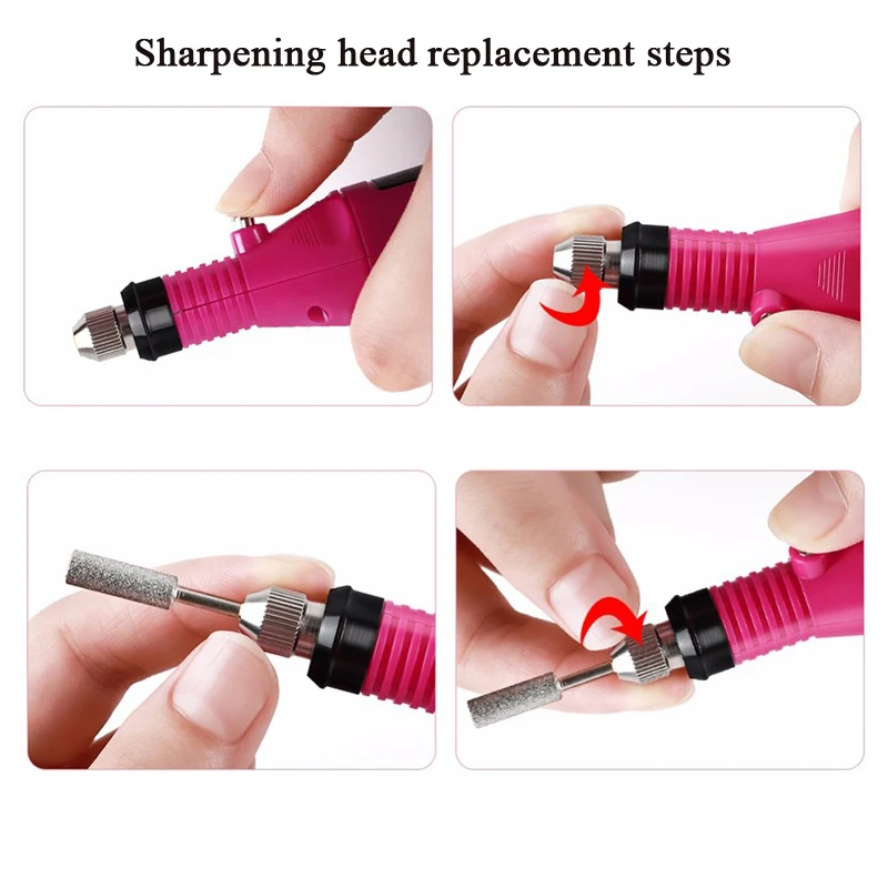 Электрическая машинка для маникюра и педикюра шлифовальный аппарат ногтей