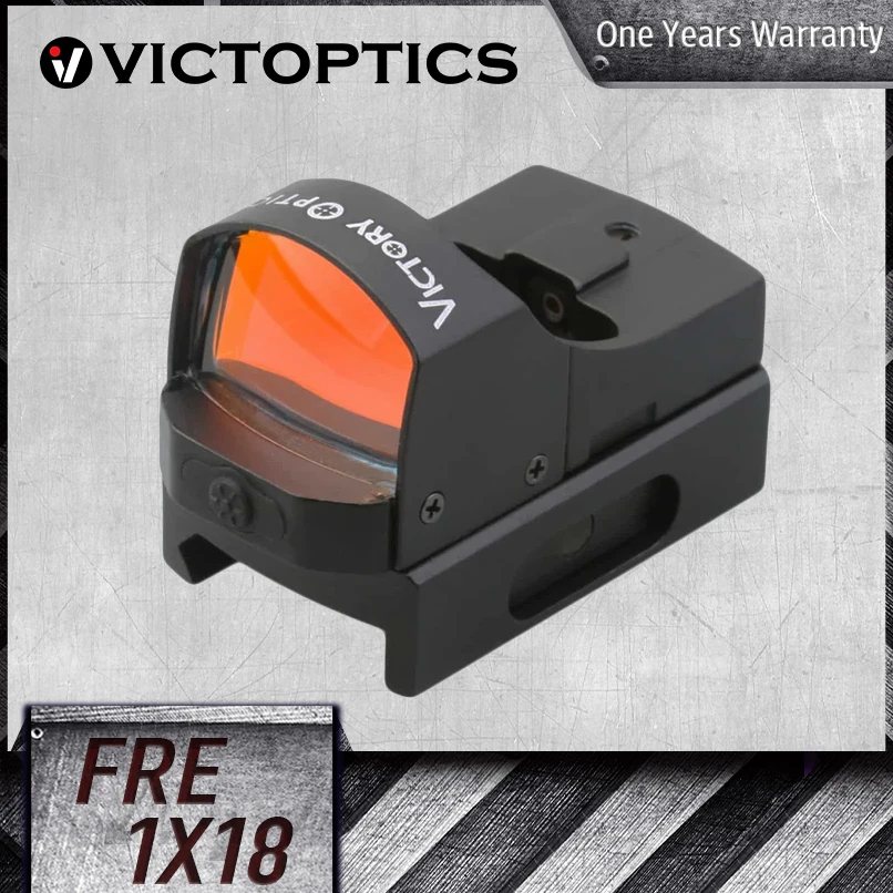 

Victoptics FRE 1x18 Red Dot Sight 3 MOA Dot Size 4 уровня интенсивности Маунт Пикатинни Коллиматорный прицел подходит для AR15 .223 5,56