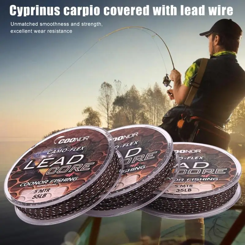 Леска рыболовная камуфляжная длина 5 м цвет в ассортименте | Спорт и развлечения