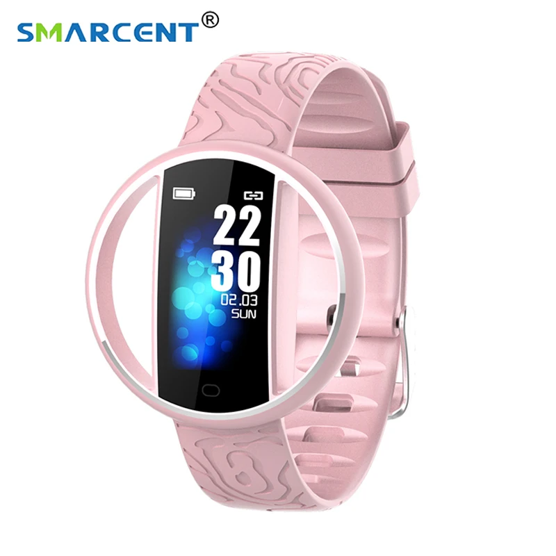 Новые Модные Смарт часы браслет с пульсометром мониторинг сна SMS Push фитнес