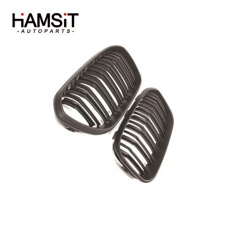 Hamsit матовая Черная передняя решетка пост-модификация двойная средняя