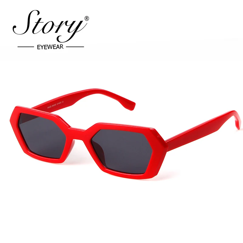 Женские солнцезащитные очки в винтажной зеленой леопардовой оправе STORY 2018