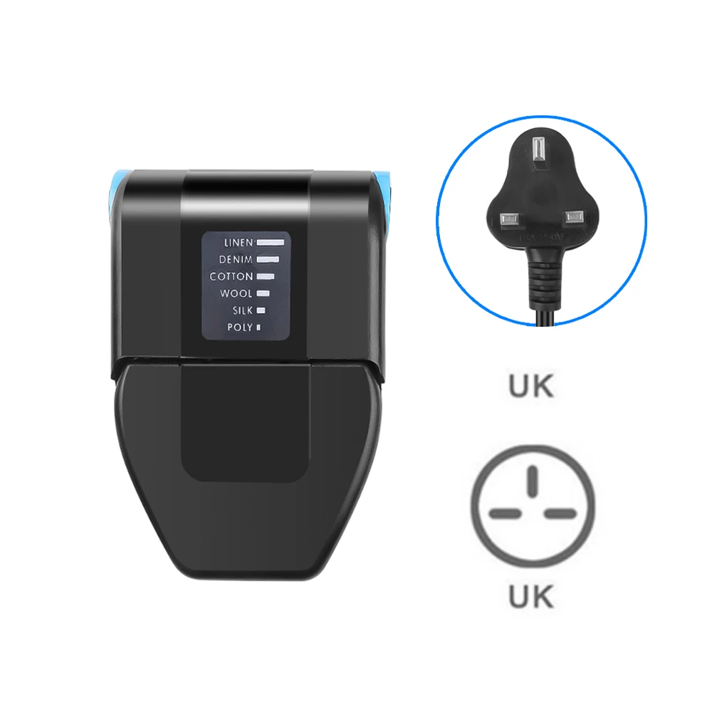 UK Plug Прямая поставка складной портативный Утюг компактный Touchup и идеальный складной дорожный складной мини утюг для воротника рукав для удаления морщин - Цвет: UK Plug
