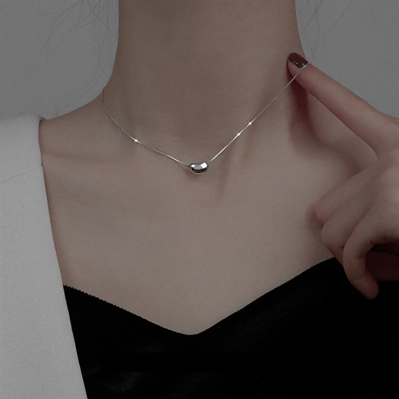 Чокер HUANZHI в Корейском стиле для женщин и девушек винтажное ожерелье со стальными