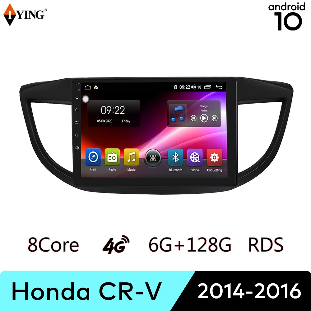 Автомагнитола IYING Android для Honda CRV 2014 2016 мультимедийный видеоплеер навигация GPS DSP 10