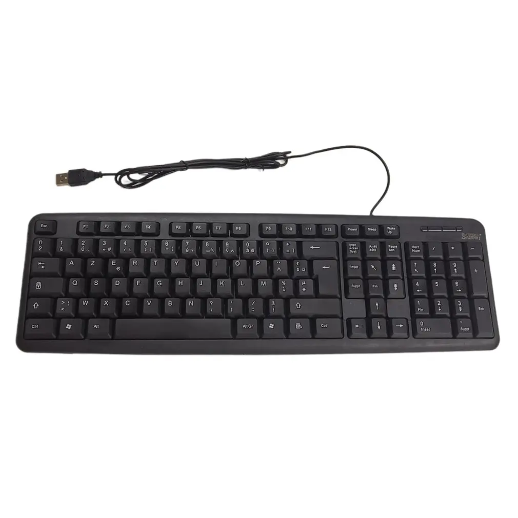

Notebook Desktop Wired French Keyboard Suitable For Business Office Compact And Portable French Keyboard