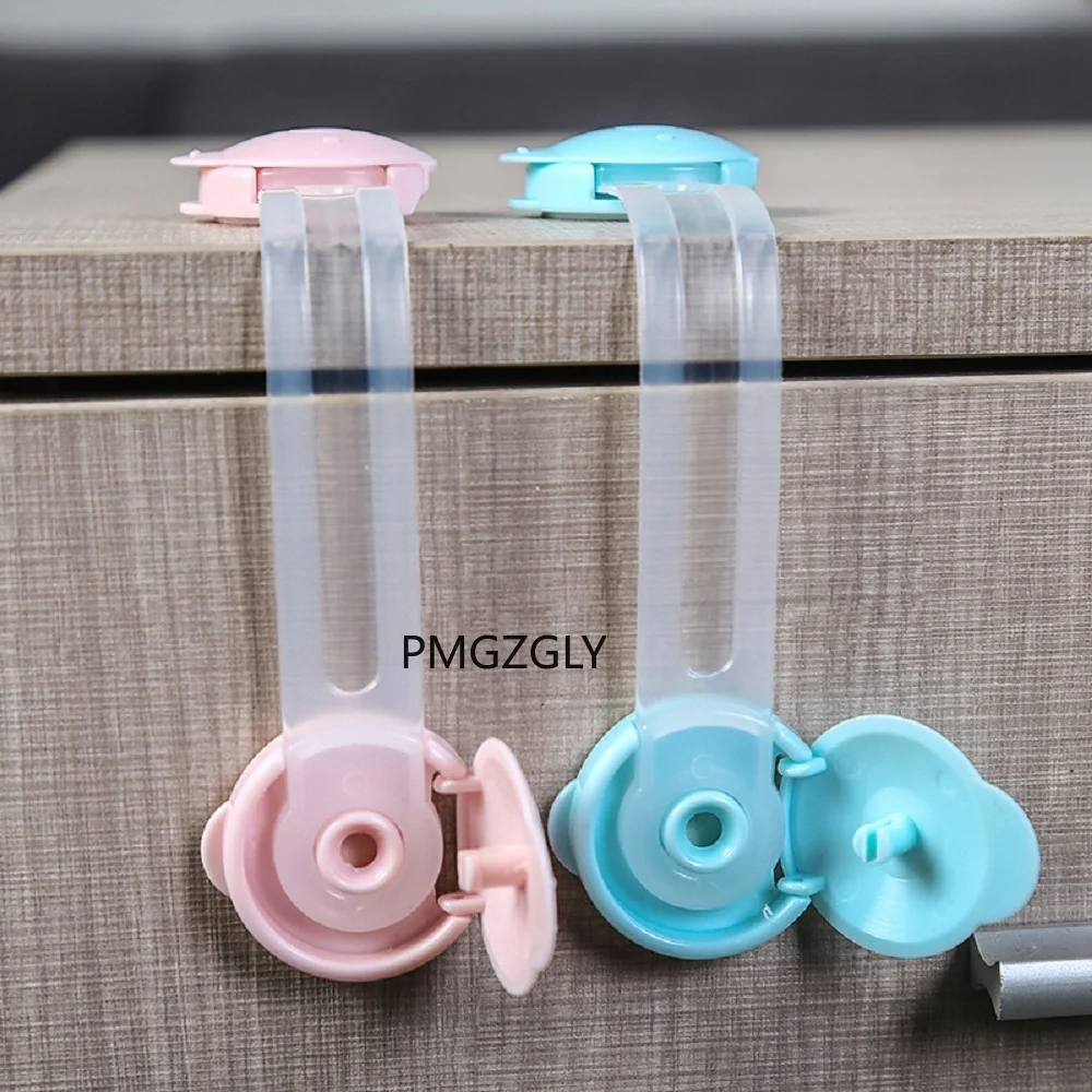 Cerradura de armario para ni&ntilde;os, pestillo de seguridad, cajones, producto a prueba de ni&ntilde;os, pasador de pl&aacute;stico, 10 Uds.-4