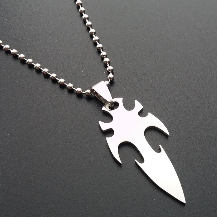 5 стрела из нержавеющей стали Дротика ax подвеска ожерелье оружие морской Бог