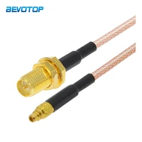2pcslot mmcx male to sma fpv antenna adapter cable rg316 pigtail jumper rf coaxial extension cord 5cm 10m