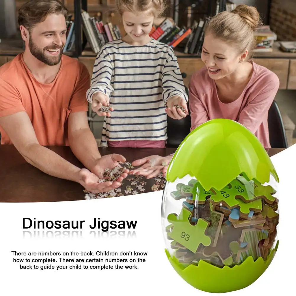 

Dinosaur Wooden Jigsaw Puzzles 60 Pieces Puzzles for Kids 3 Years Dino Toys Boy Puzzle Toys Kids Children Early Educational Toys