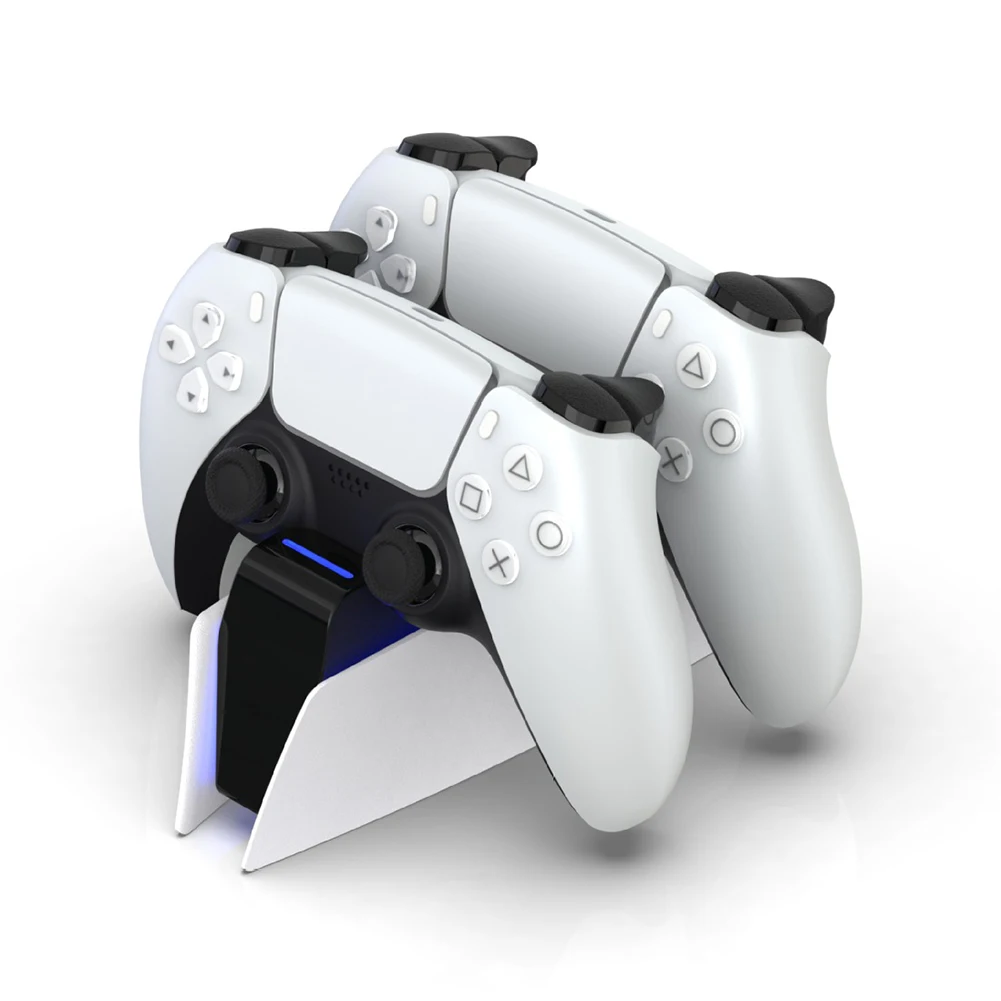 

Зарядная станция с двумя сенсорами типа C для PS5, док-станция с двойной зарядкой, подставка, беспроводной игровой контроллер, аксессуары для ...