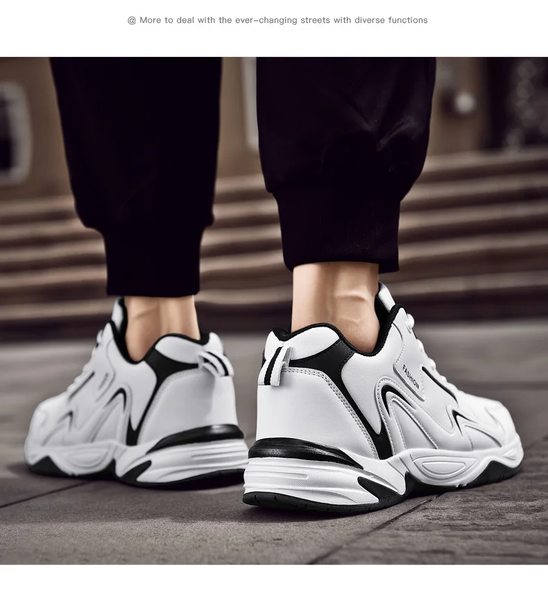 Man Sneaker Hot For Men Brand Outdoor High Top Shoes leather Warm Winter Walk Casual Shoes Male Shoes Trend Zapatos Hombre 39 48