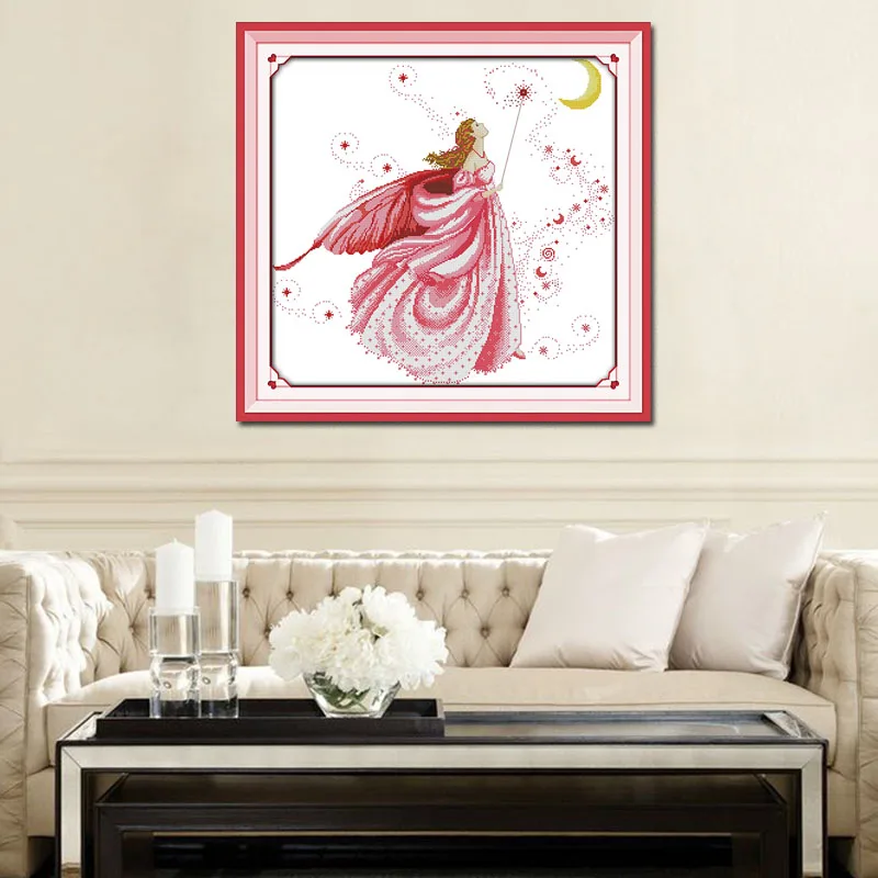 Набор для вышивки крестиком Only Love Angel Сказочный Счетный набор DMC 14CT 11CT с рисунком