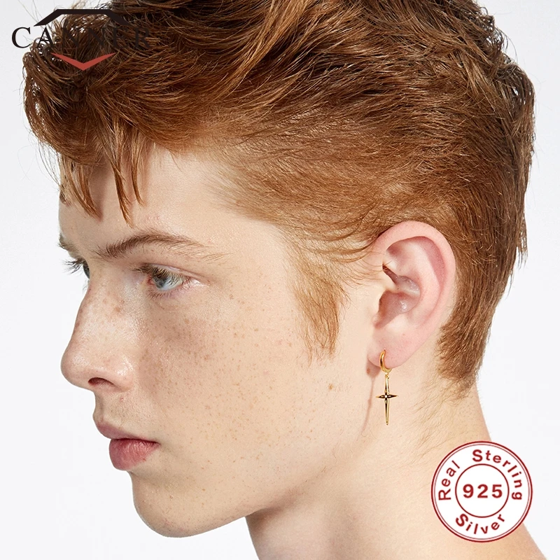 CANNER CZ Crystal Small Hoop Earrings 925 Sterling Silver Circle for Women Gold Huggie Earings 2020 Jewelry A5 | Украшения и