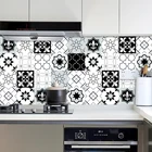 Черно-белая фотография, Виниловая наклейка на стену, наклейки, обложки, съемная фотография и наклейка, художественная роспись для кухонного пола, обои сделай сам