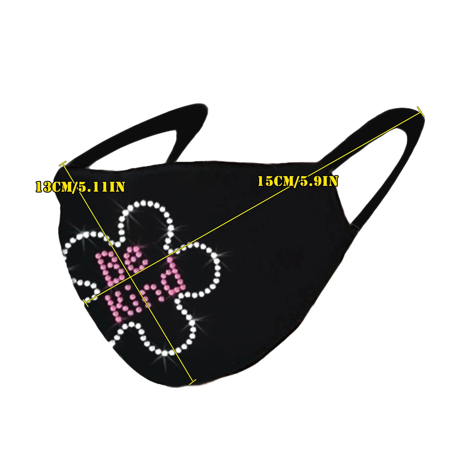 4 шт./партия маски для лица с принтом