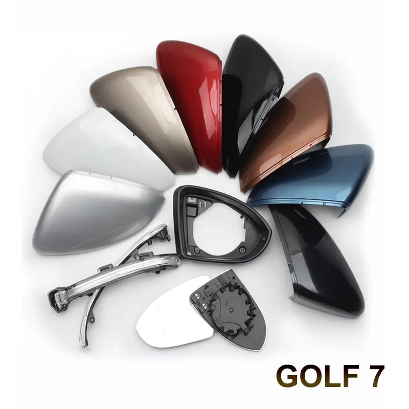 Передний левый и правый сторона боковое зеркало Стекло с подогревом сигнала