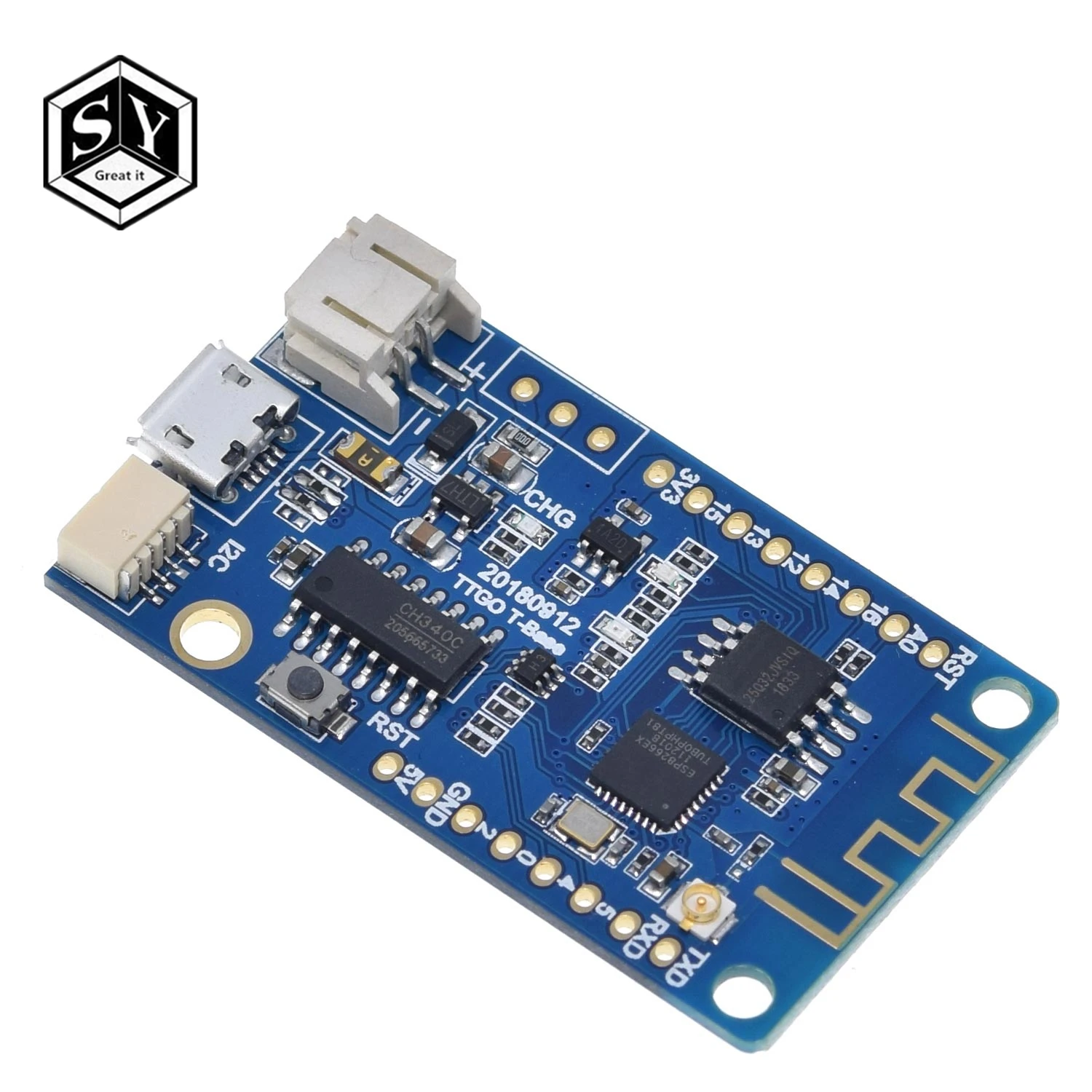 TTGO T-Base ESP8266 WiFi беспроводной модуль 4 Мб флэш-порт 2C для Arduino микропитон NodeMCU