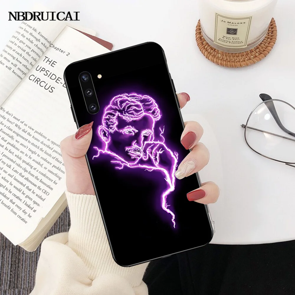 NBDRUICAI Nikola Tesla чехол черный мягкий для телефона Samsung Note 3 4 5 7 8 9 10 pro M10 20 30 | Мобильные