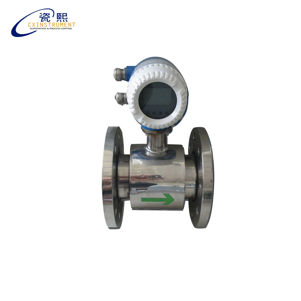 

DN50 pulse and 4-20mA output PTFE lining SS316L electrode remote type IP68 Electromagnetic water flow meter