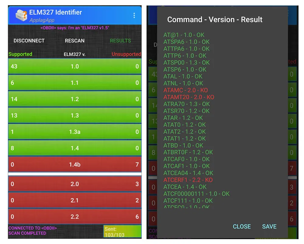 Автомобильный диагностический сканер Konnwei ELM327 V1.5 PIC18F25K80 Bluetooth OBD2 мини-считыватель
